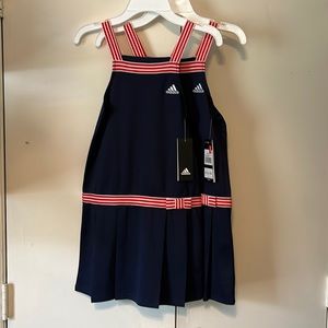Lot of 2 NWT Adidas girls 6X dresses for twins!! Perfect for 4th of July!!